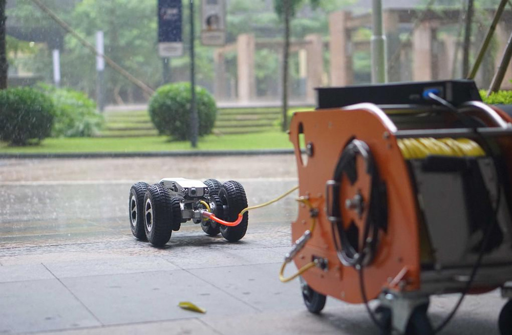 285石埠桥管道检测机器人