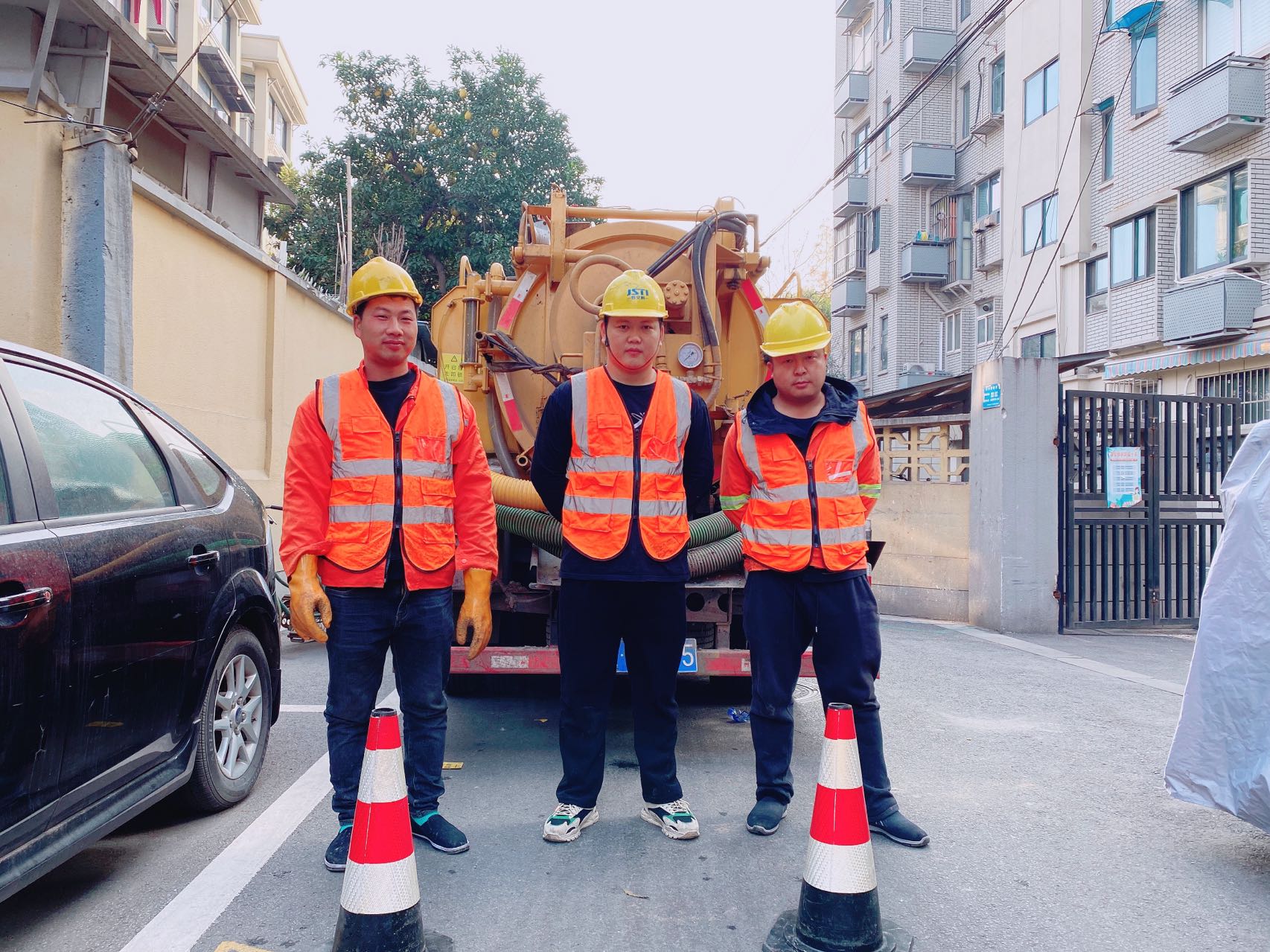 石埠桥南京某小区管道清淤检测施工