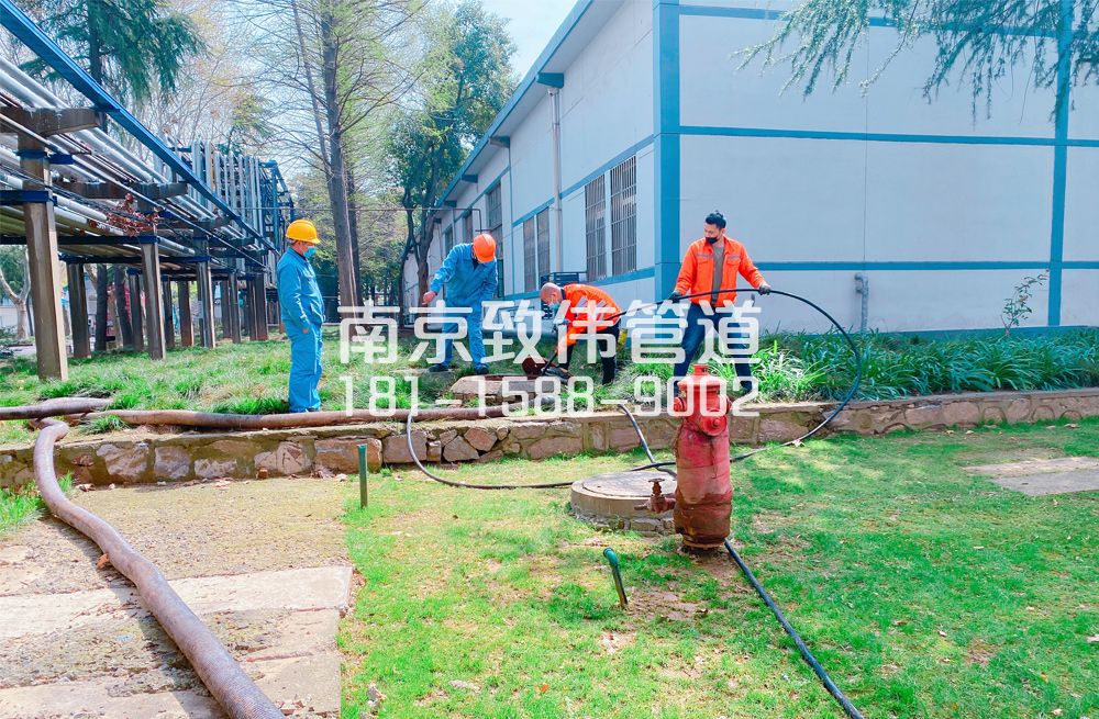 360石埠桥石化工厂管道清洗